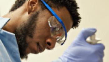 A chemical biology student conducts an experiment